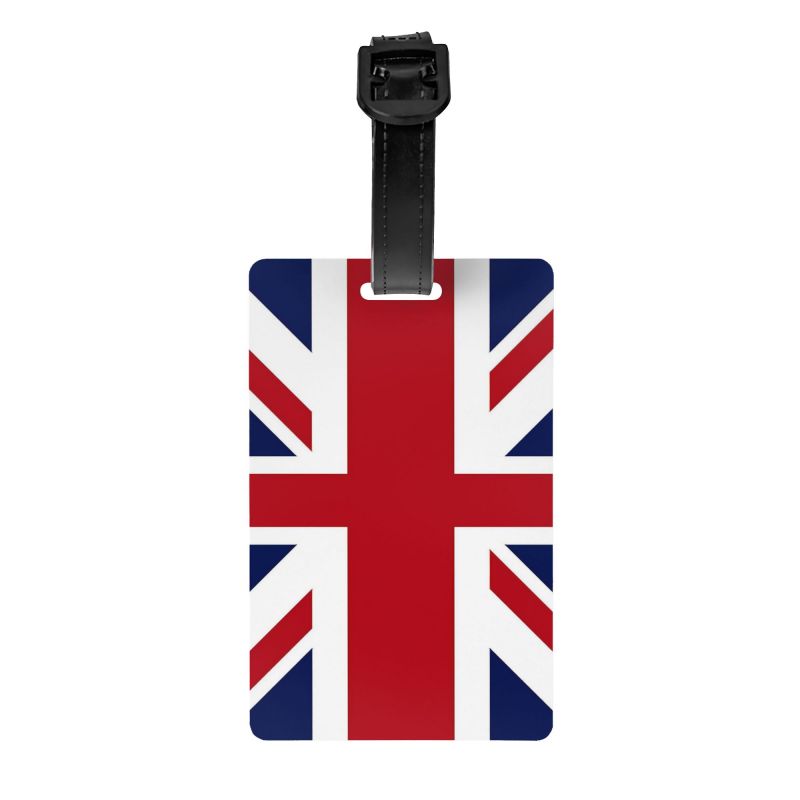 Travel Accessories Uk - 레트로 유니언 잭 러기지 태그(이름 카드