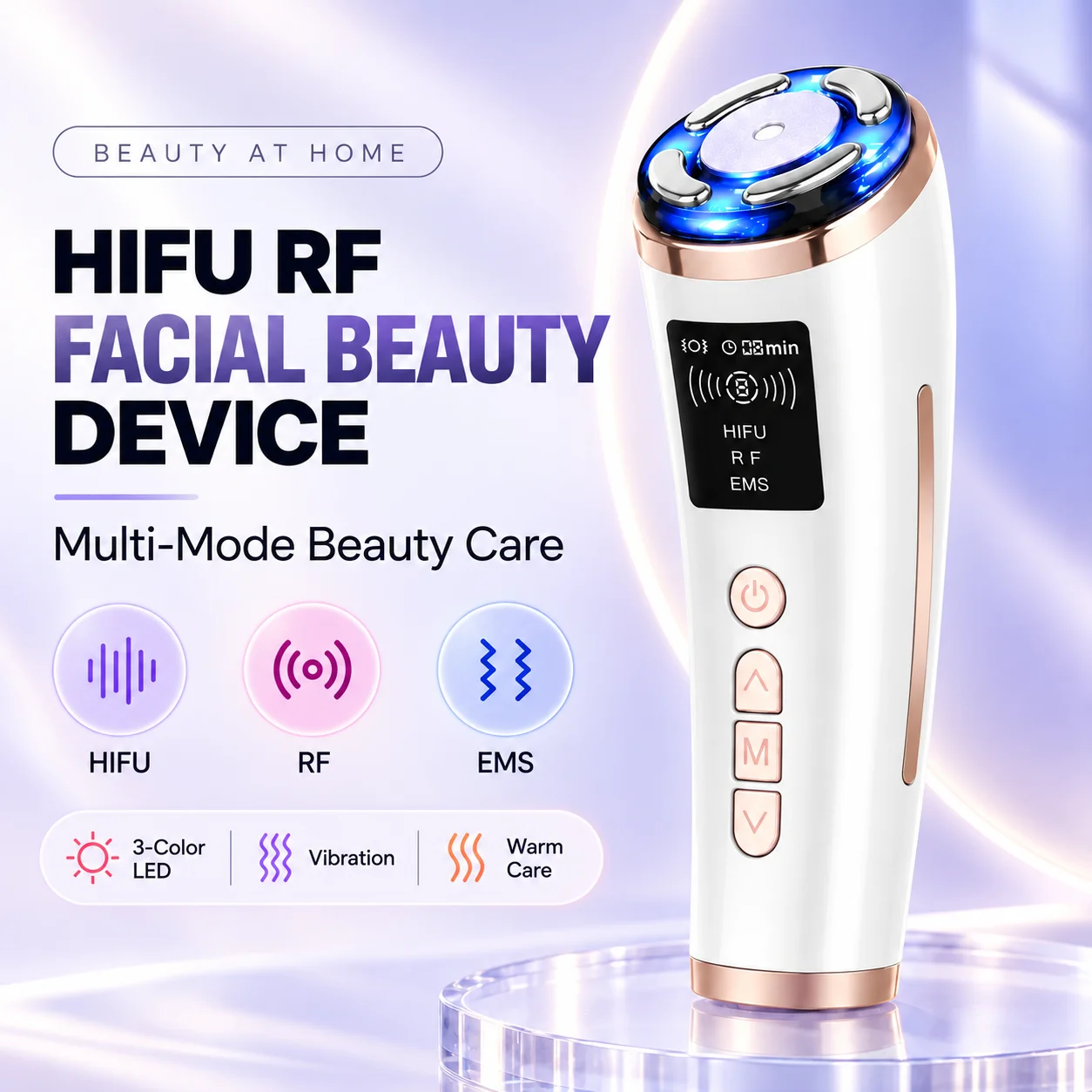 Travel Accessories Uk - 4-in-1 HIFU RF EMS 얼굴 미용