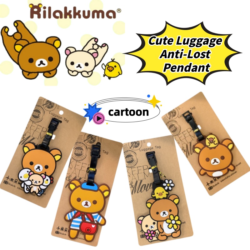 Travel Accessories Japan - 리라쿠마 크리에이티브 맞춤형 러기지 태그 분실