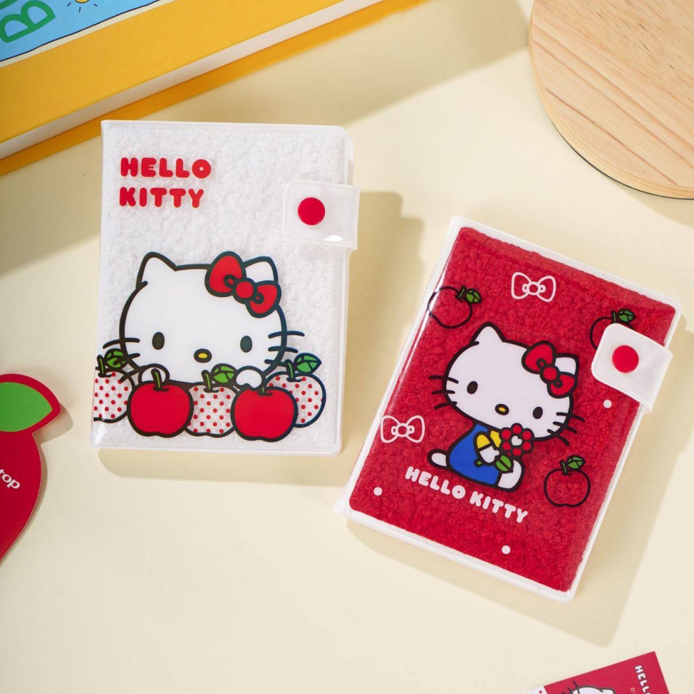 Travel Accessories Japan - 정품 헬로키티 플러시 스냅 다이어리 산리오