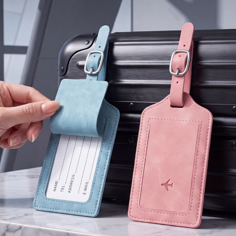 Travel Accessories Name - 1개 PU 가죽 러기지 태그 여성