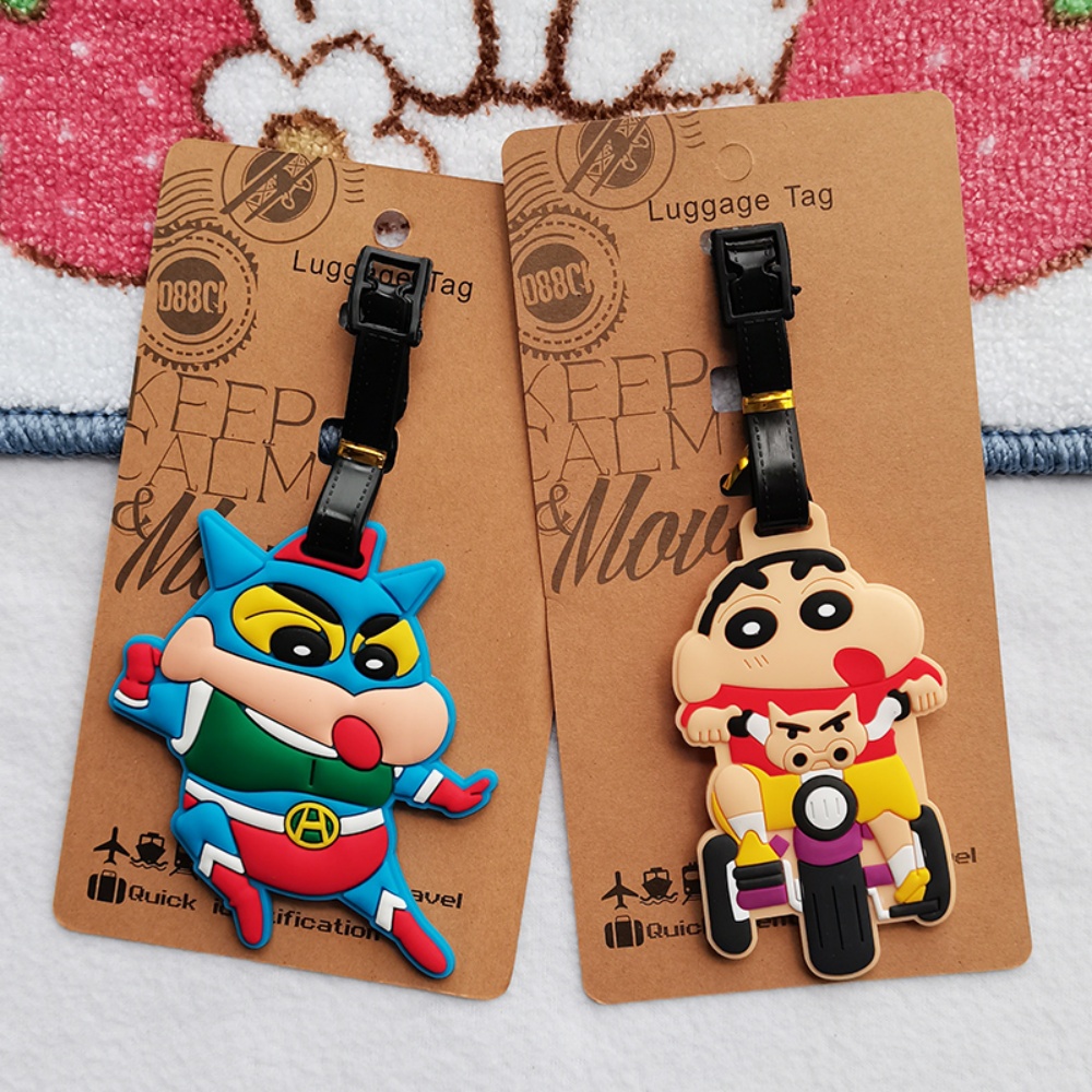 Travel Accessories Japan - 핫 크레용 신짱 수하물 태그 PVC