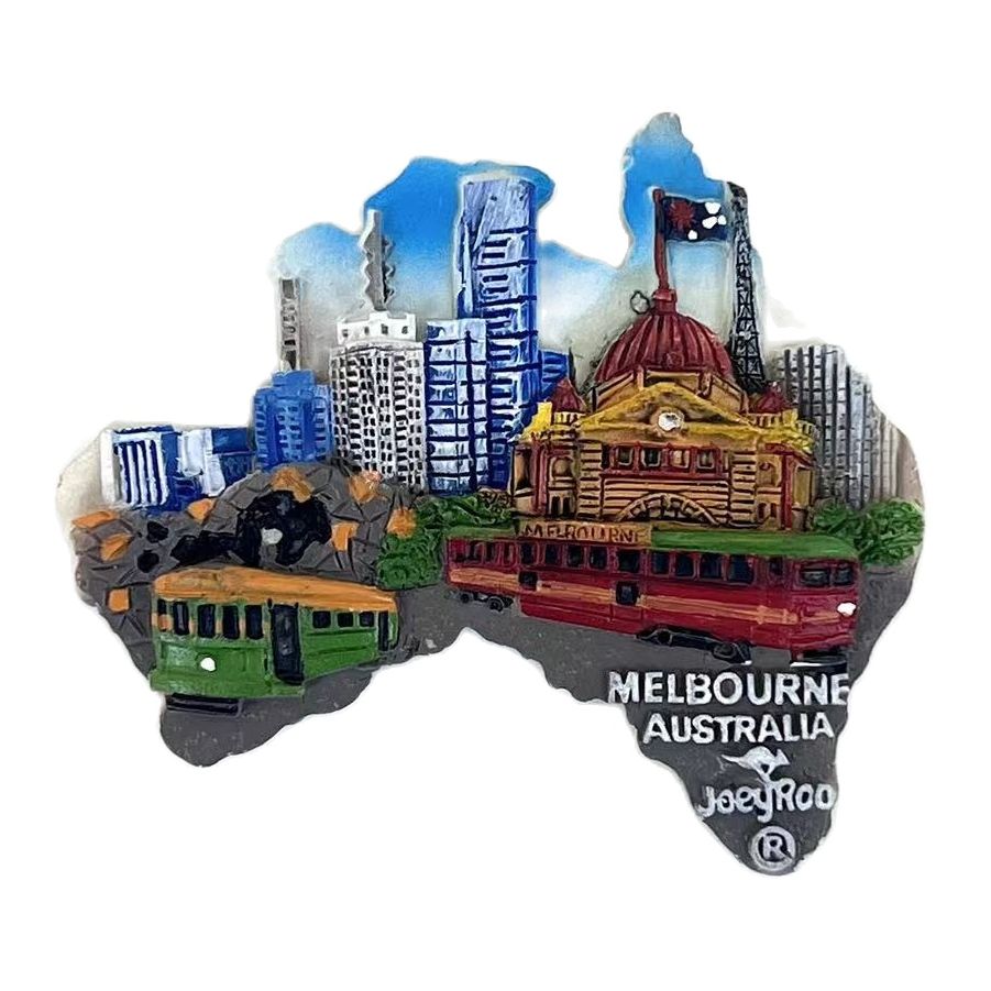 Travel Accessories Melbourne - 호주 냉장고 자석 기념품, 멜버른 여행