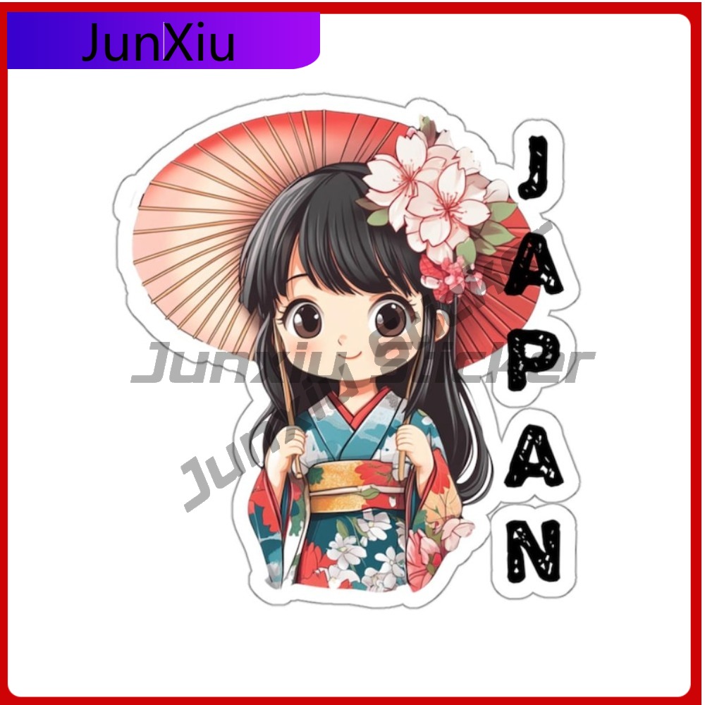 Travel Accessories Japan - 일본 여행 스티커 아시아 일본 소녀