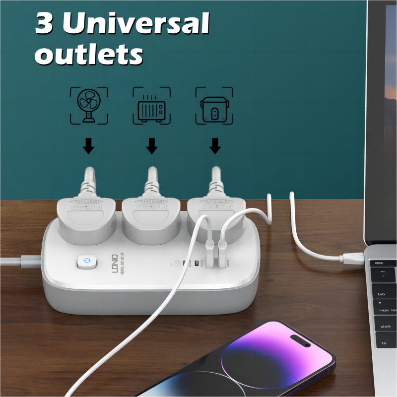 LDNIO 범용 전원 기판 65W Gan USB 충전기 - Travel Accessories Uk 리뷰 및 가격
