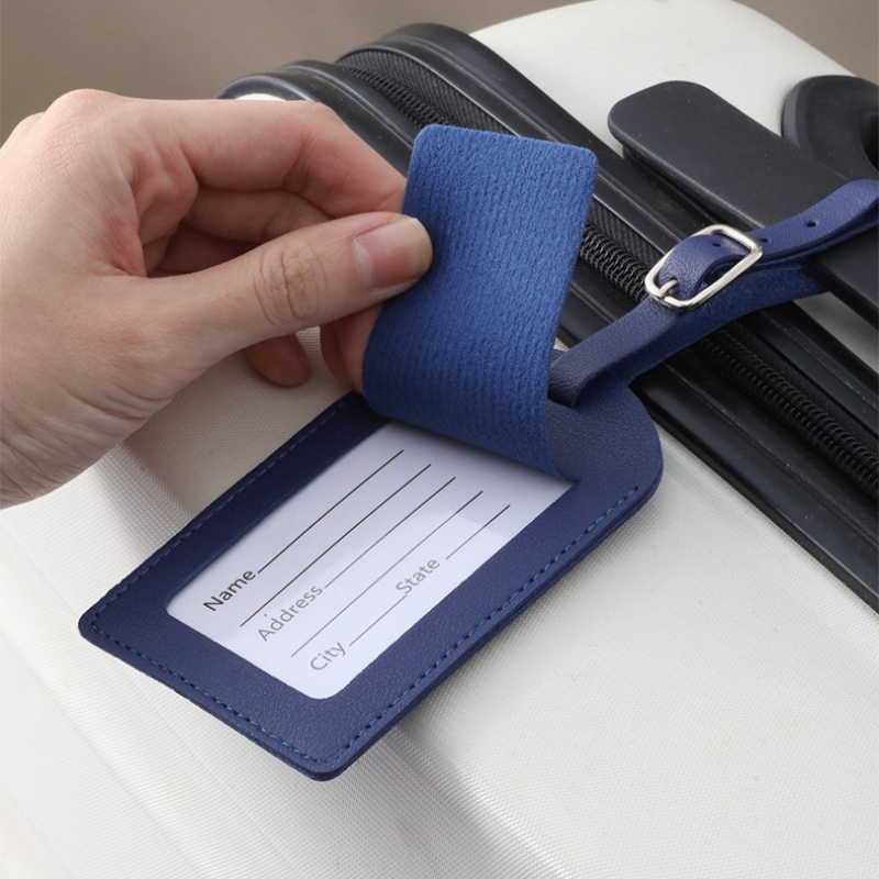 여성 남성 수하물 태그 PU 가죽 여행용품 여행 가방  - Travel Accessories Sale 리뷰 및 가격