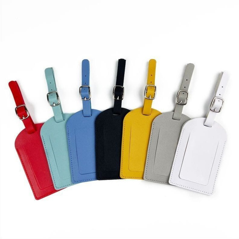 여성 남성 수하물 태그 PU 가죽 여행용품 여행 가방  - Travel Accessories Sale 리뷰 및 가격