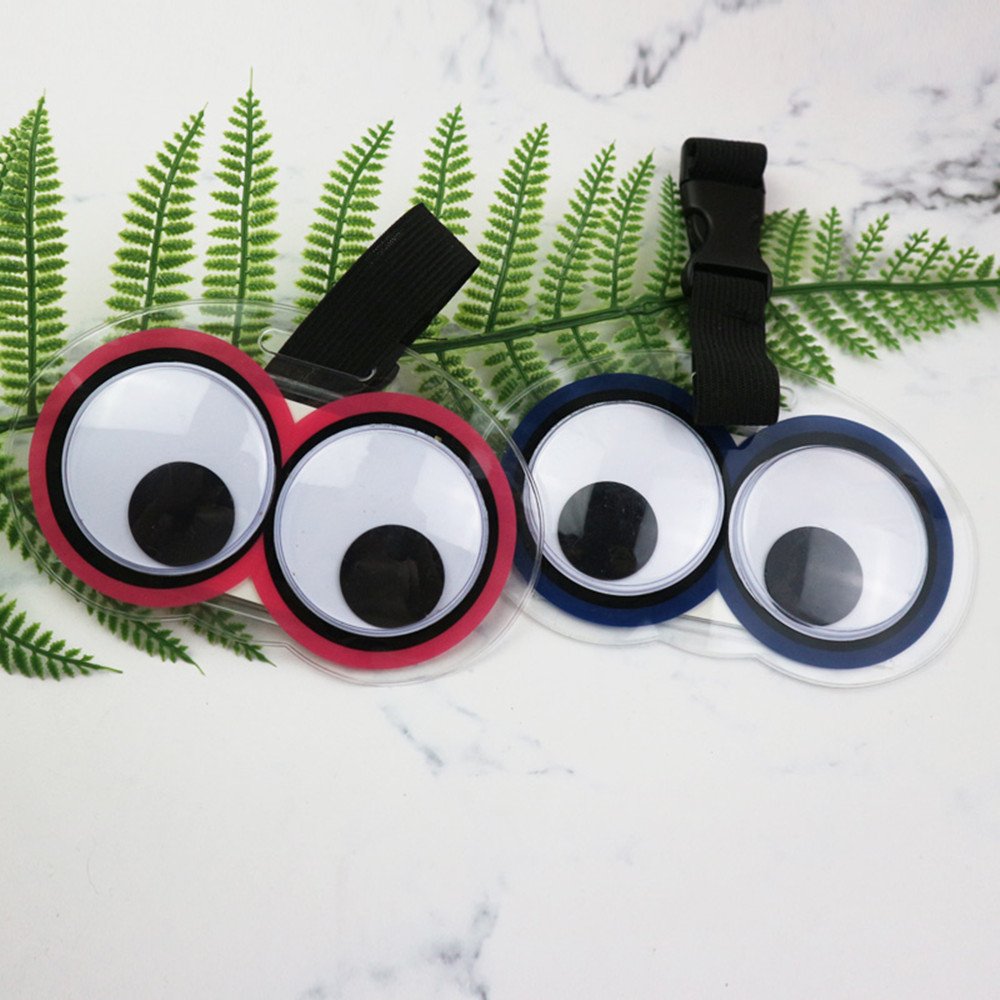 귀여운 눈 모양 수하물 태그 이름 식별 라벨이 있는 재 - Travel Accessories Name 리뷰 및 가격
