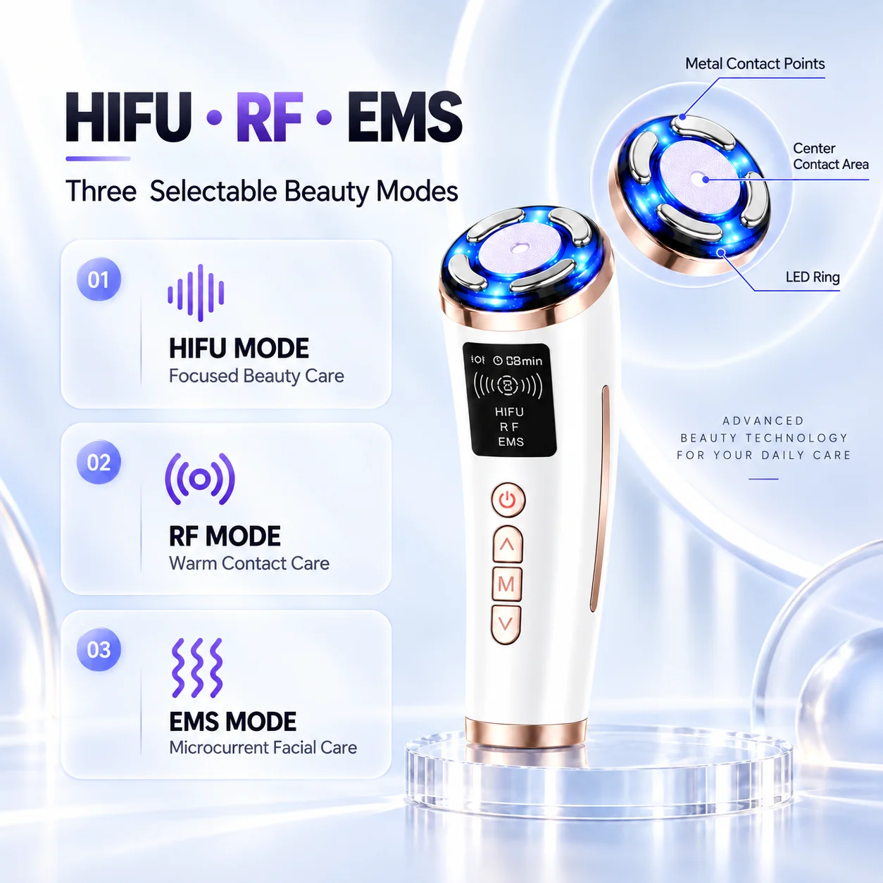 4-in-1 HIFU RF EMS 얼굴 미용 기기, L - Travel Accessories Uk 리뷰 및 가격