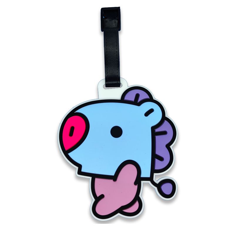 BT21 만화 귀여운 키체인 카와이 유니섹스 수하물 태 - Travel Accessories Sale 리뷰 및 가격