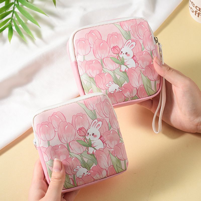 예술적인 생리대 가방, 여성 여행용 세면도구 메이크업  - Travel Accessories Pouch For Women 리뷰 및 가격
