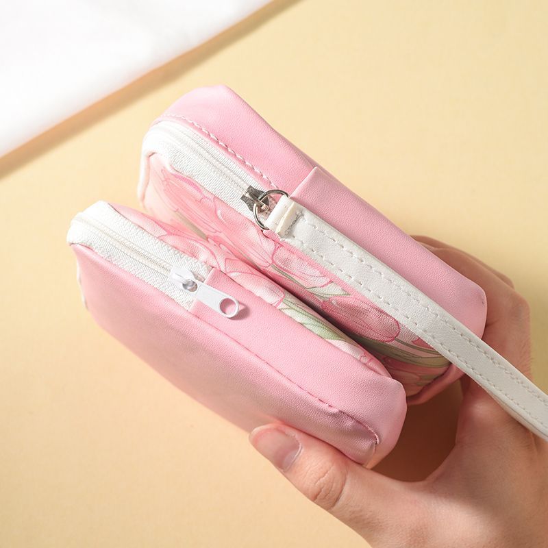 예술적인 생리대 가방, 여성 여행용 세면도구 메이크업  - Travel Accessories Pouch For Women 리뷰 및 가격