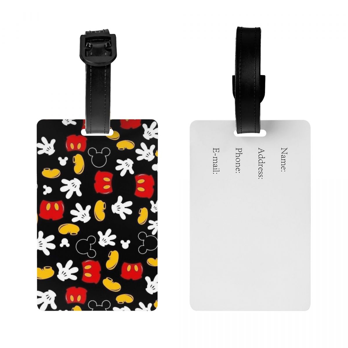 맞춤형 M-마우스 수하물 태그, 여행 가방용 패션 애니 - Travel Accessories Sale 리뷰 및 가격