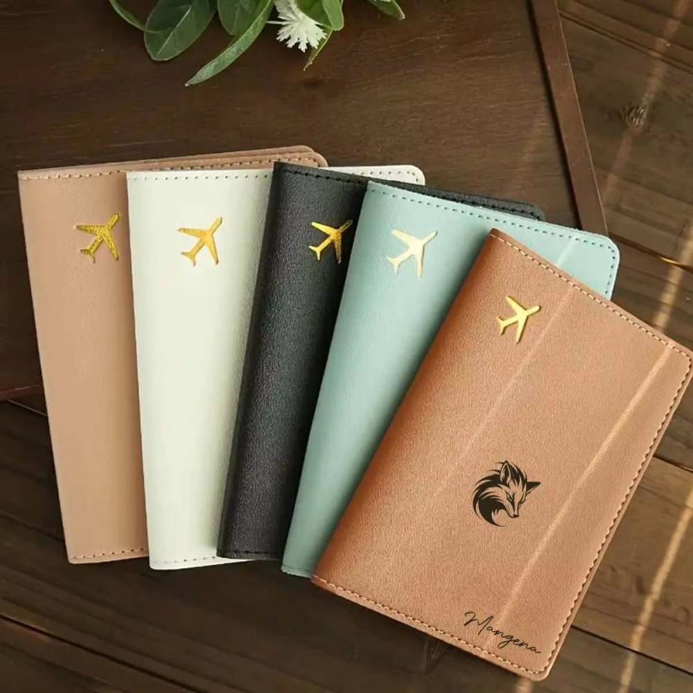 맞춤형 이름이 새겨진 여권 커버, 고급 가죽 스타일 여 - Travel Accessories Name 리뷰 및 가격