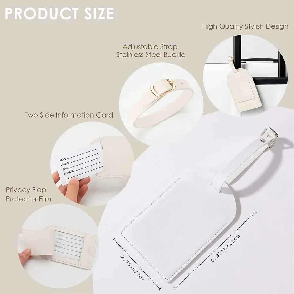 이름이 있는 맞춤형 레터 가죽 수하물 태그, 여행 가방 - Travel Accessories Name 리뷰 및 가격
