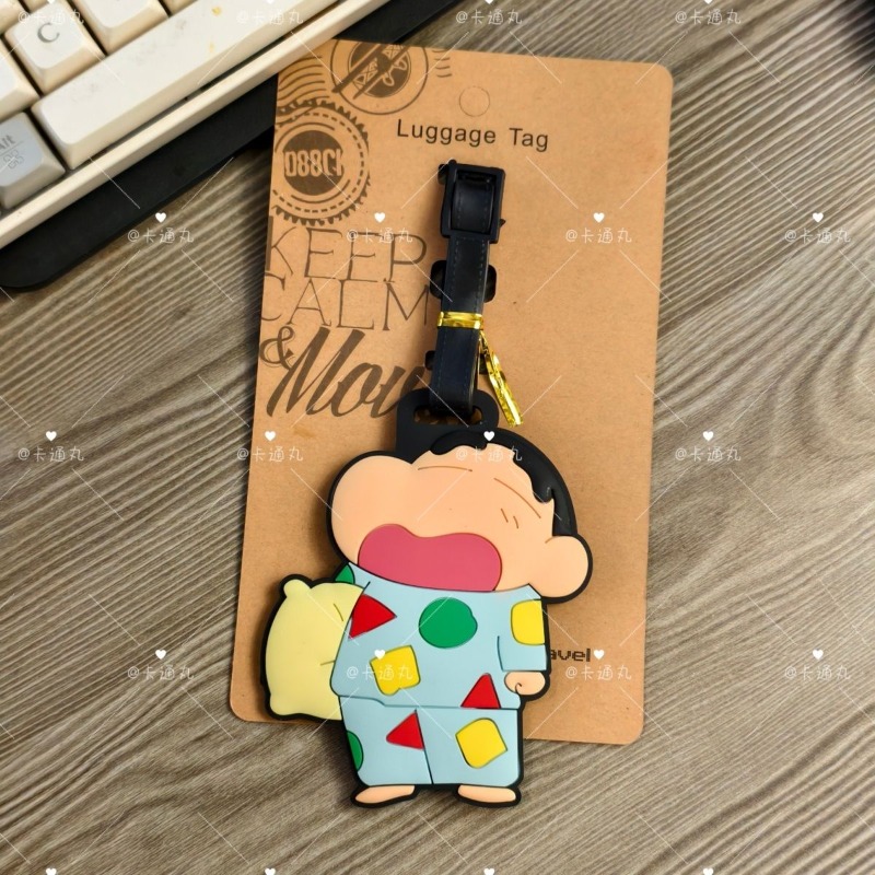크레용신짱 만화 애니메이션 캐릭터 패션 러기지 태그 귀 - Travel Accessories Japan 리뷰 및 가격