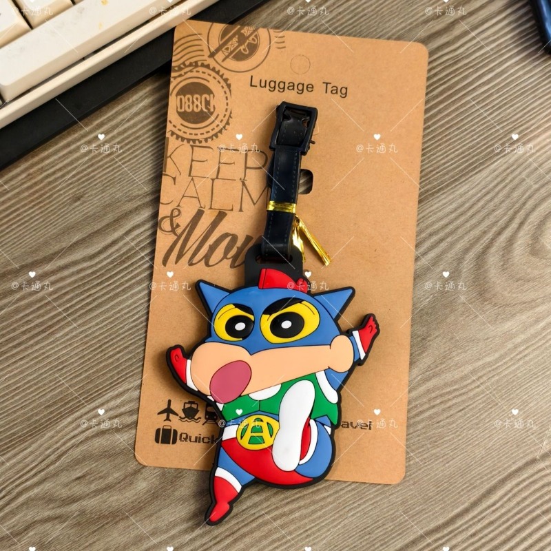 크레용신짱 만화 애니메이션 캐릭터 패션 러기지 태그 귀 - Travel Accessories Japan 리뷰 및 가격