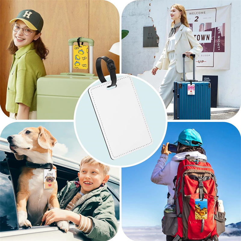 사용자 정의 사진 PU 가죽 수하물 태그 사용자 정의  - Travel Accessories Sale 리뷰 및 가격