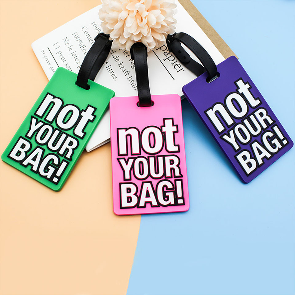 여행 가방 가방이 아닌 창의적인 글자, 수하물 태그,  - Travel Accessories Sale 리뷰 및 가격