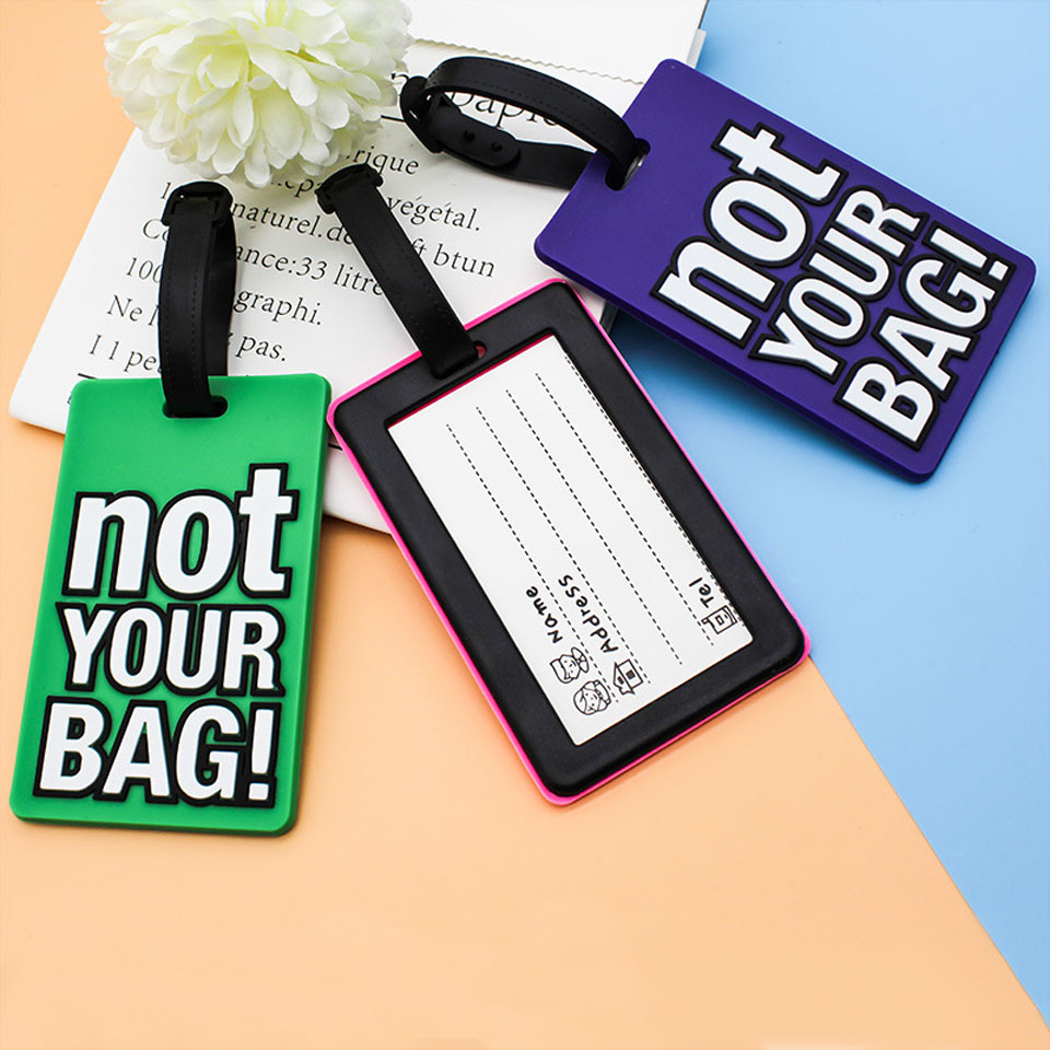 여행 가방 가방이 아닌 창의적인 글자, 수하물 태그,  - Travel Accessories Sale 리뷰 및 가격