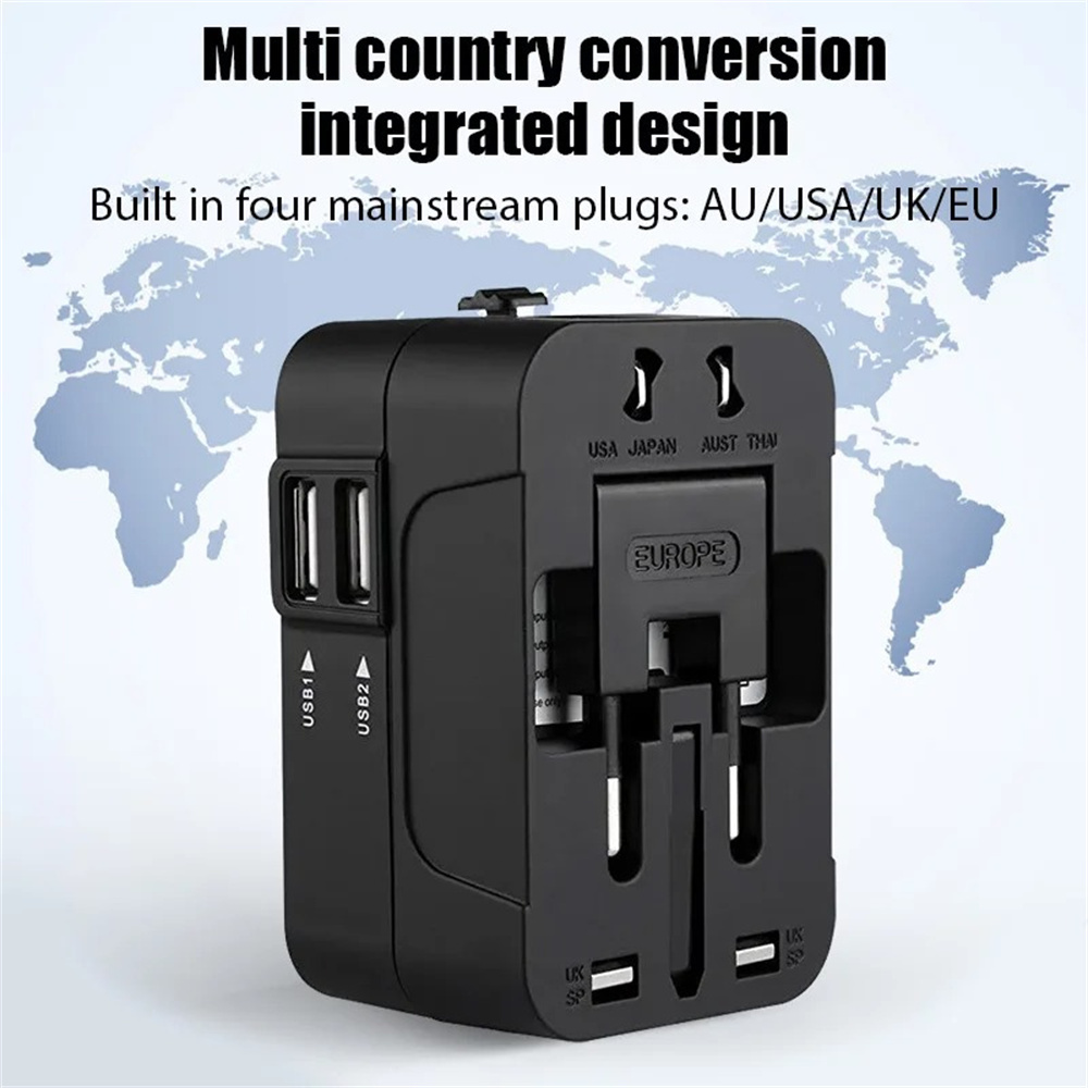 올인원 유니버설 국제 플러그 어댑터 2 USB 포트 1 - Travel Accessories Uk 리뷰 및 가격