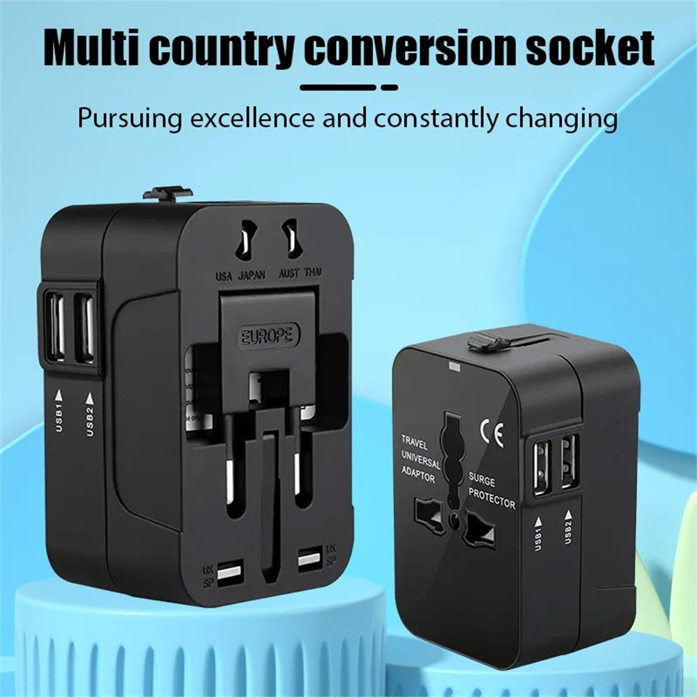 올인원 유니버설 국제 플러그 어댑터 2 USB 포트 1 - Travel Accessories Uk 리뷰 및 가격