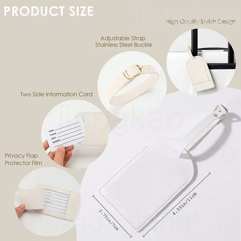 개인화 된 PU 수하물 태그 이름이있는 심장 편지 가방 - Travel Accessories Sale 리뷰 및 가격