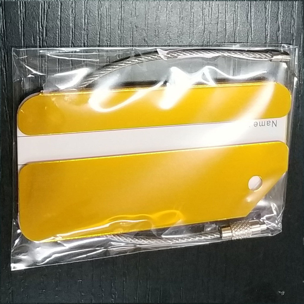 알루미늄 금속 러기지 태그 1개, 여행가방 배낭 이름  - Travel Accessories Name 리뷰 및 가격