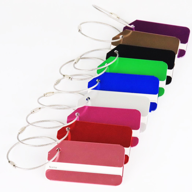 알루미늄 금속 러기지 태그 1개, 여행가방 배낭 이름  - Travel Accessories Name 리뷰 및 가격