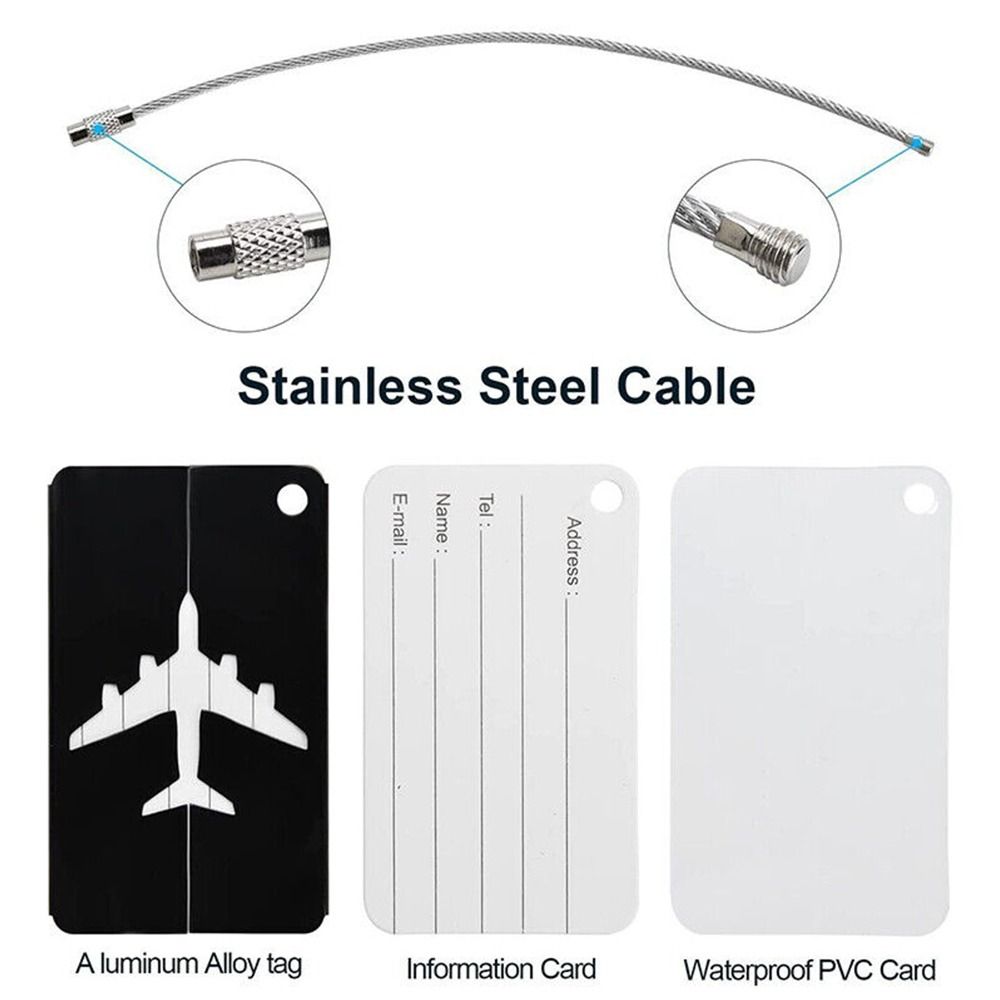 알루미늄 여행 수하물 태그, 재사용 가능한 여행 가방, - Travel Accessories Sale 리뷰 및 가격