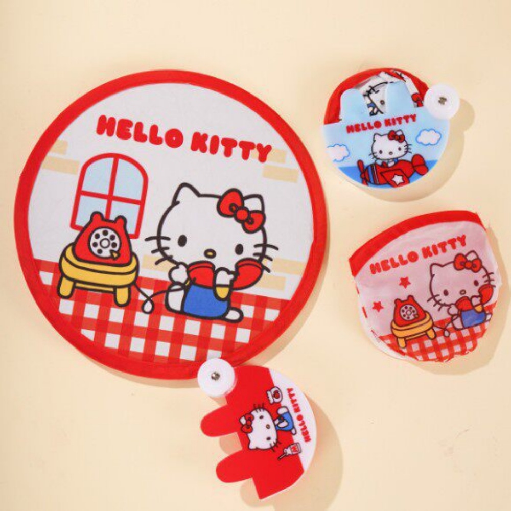 1Pcs 정품 산리오 헬로 키티 접이식 반사 핸드 팬  - Travel Accessories Japan 리뷰 및 가격