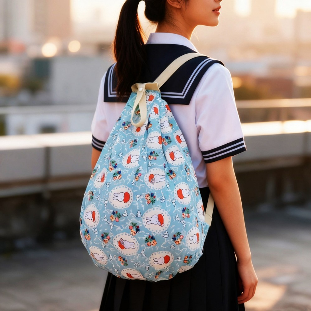 귀여운 접이식 친환경 가방 만화 대용량 쇼핑 파우치 일 - Travel Accessories Japan 리뷰 및 가격